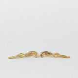 "Le Tournant Earrings" Gold Earrings