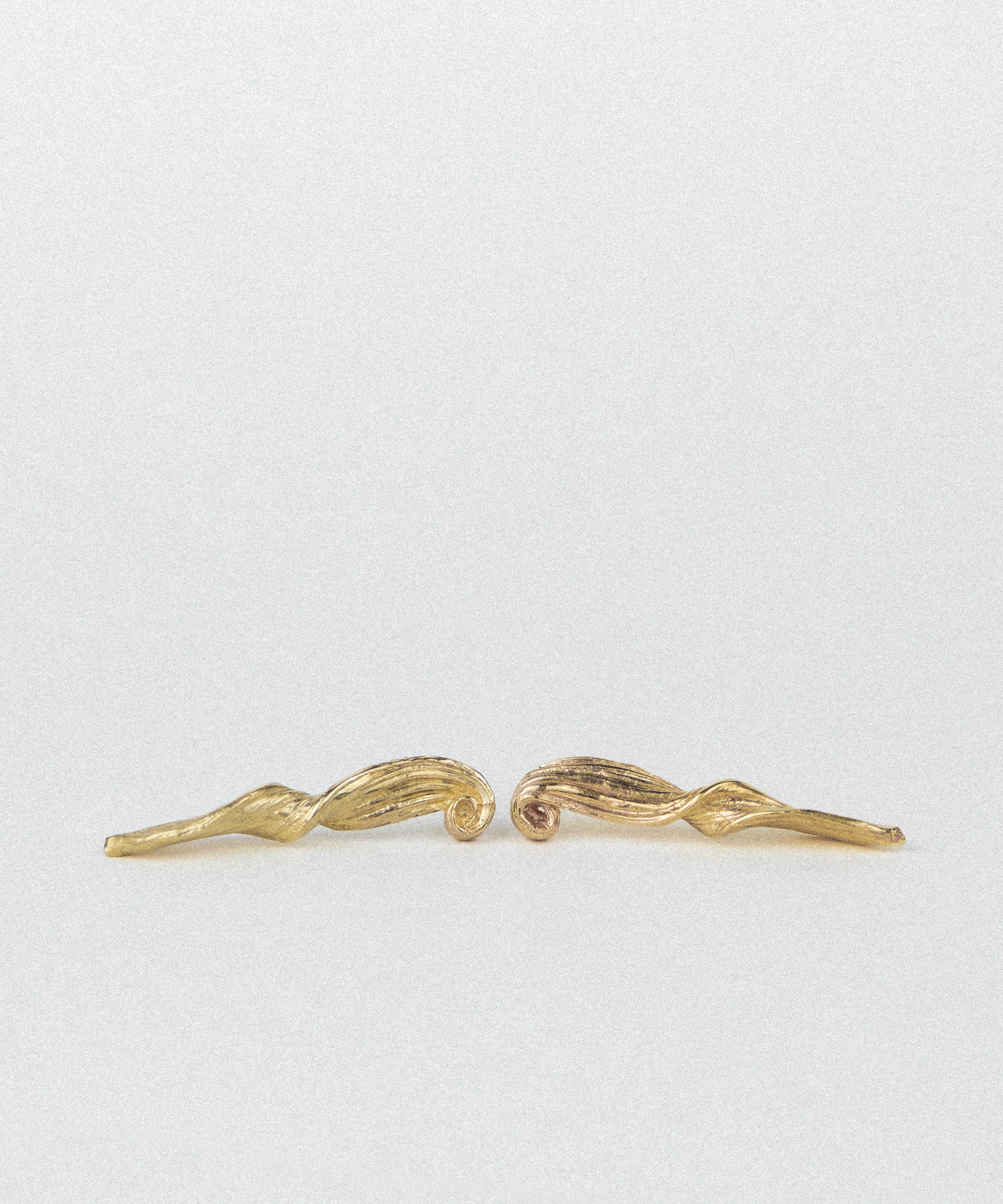 "Le Tournant Earrings" Gold Earrings