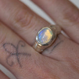 AURA RING IN SILVER UK N