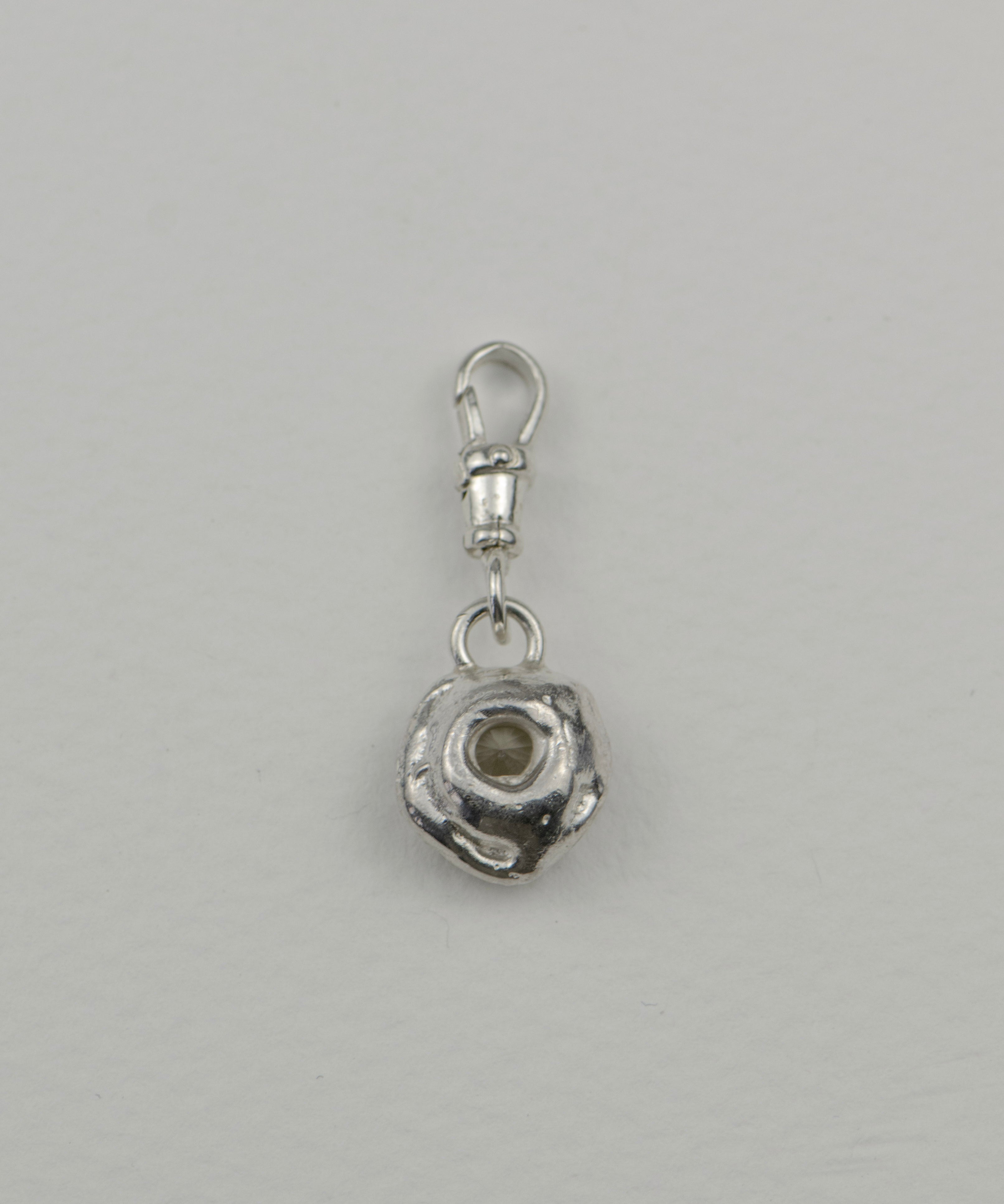 "Bulle d’Or" Quartz & Silver Charm
