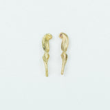 "Le Tournant Earrings" Gold Earrings