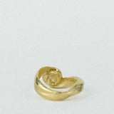 "Infini" Ethical Garnet & Gold Ring Size Q