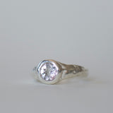 MYST PINK TOURMALINE RING UK M
