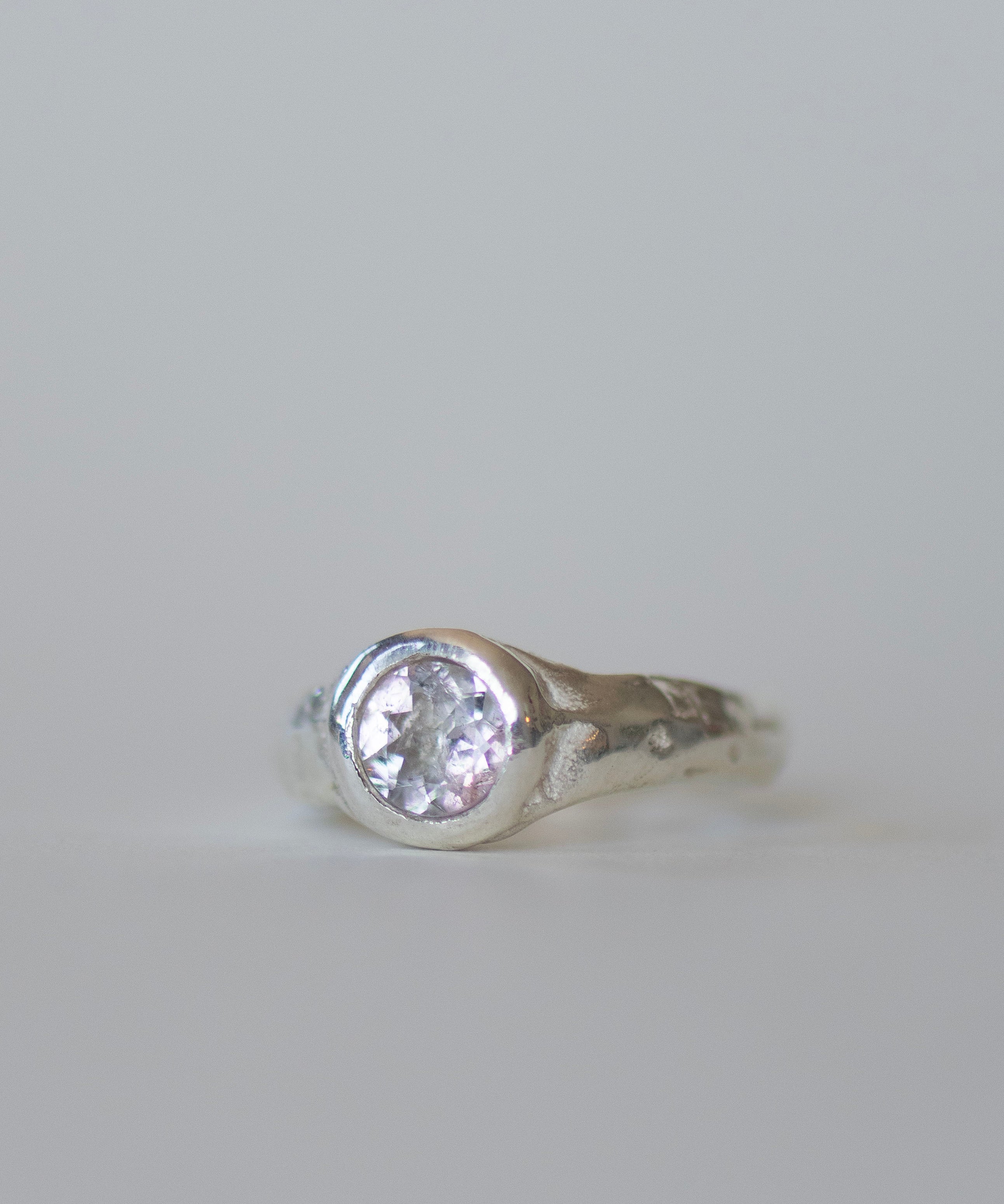 MYST PINK TOURMALINE RING UK M