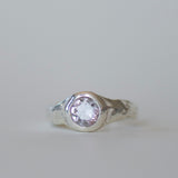 MYST PINK TOURMALINE RING UK M