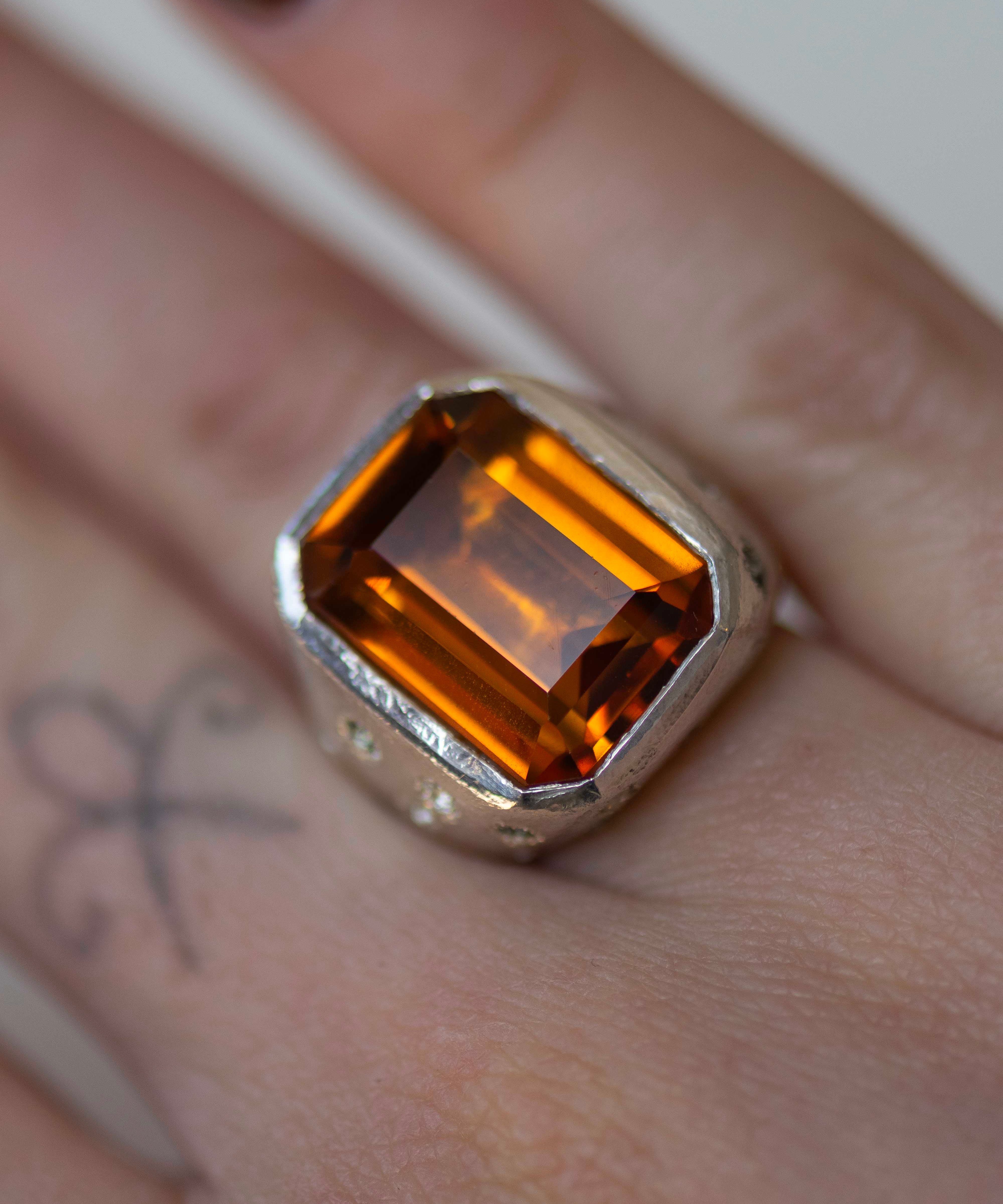 Golden Hour Ring UK L 1/2